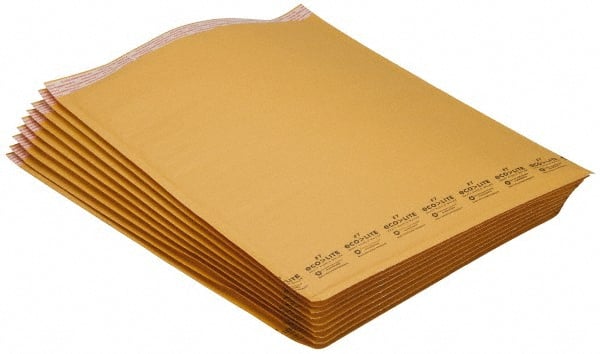Made in USA - 20" Long x 14-1/4" Wide Peel-Off Self-Seal Jiffylite Bubble Cushioned Mailer - Exact Tooling