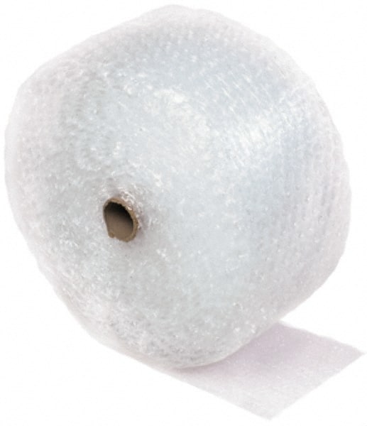 Made in USA - 500' Long x 24" Wide x 3/16" Thick, Small Sized Bubble Roll - Clear, Perforated Every 12" - Exact Tooling