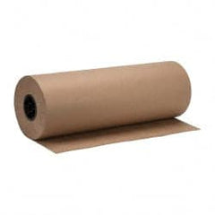 Made in USA - 900' Long x 24" Wide Roll of Recycled Kraft Paper - 8-1/2" OD, 40 Lb Paper Weight, 26 Lb per Roll - Exact Tooling