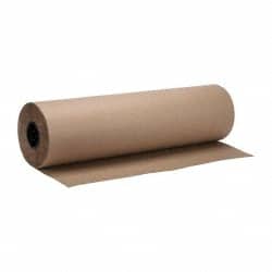 Made in USA - 900' Long x 30" Wide Roll of Recycled Kraft Paper - 8-1/2" OD, 40 Lb Paper Weight, 33 Lb per Roll - Exact Tooling
