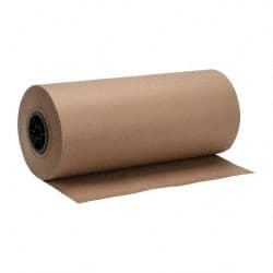 Made in USA - 720' Long x 18" Wide Roll of Recycled Kraft Paper - 8-1/2" OD, 50 Lb Paper Weight, 20 Lb per Roll - Exact Tooling