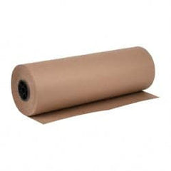 Made in USA - 720' Long x 24" Wide Roll of Recycled Kraft Paper - 8-1/2" OD, 50 Lb Paper Weight, 26 Lb per Roll - Exact Tooling