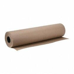 Made in USA - 720' Long x 36" Wide Roll of Recycled Kraft Paper - 8-1/2" OD, 50 Lb Paper Weight, 40 Lb per Roll - Exact Tooling