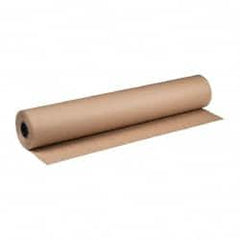 Made in USA - 720' Long x 48" Wide Roll of Recycled Kraft Paper - 8-1/2" OD, 50 Lb Paper Weight, 53 Lb per Roll - Exact Tooling