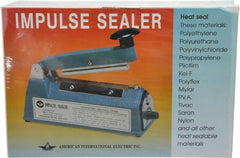Value Collection - 4" Max Seal, 4 mil Thick, Table Top Thermal Impulse Sealer - 160 Watts - Exact Tooling