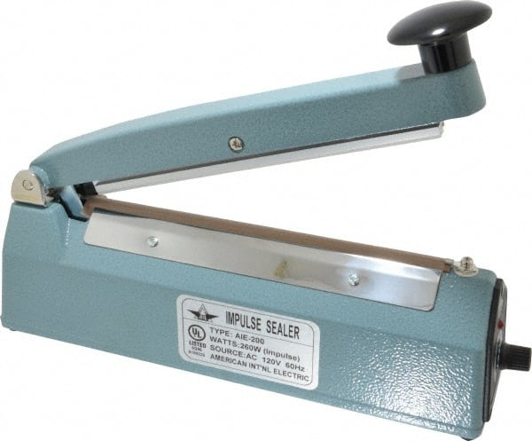 Value Collection - 8" Max Seal, 4 mil Thick, Table Top Thermal Impulse Sealer - 260 Watts - Exact Tooling