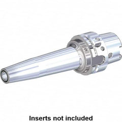 Kennametal - 3/4" Shank Diam, 3/4" Hole Diam, HSK125A Taper Shank Shrink Fit Tool Holder & Adapter - 115mm Projection, 33mm Nose Diam, 41mm Clamping Depth, Through Coolant - Exact Tooling