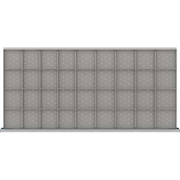 LISTA - 36-Compartment Drawer Divider Layout for 3.15" High Drawers - Exact Tooling