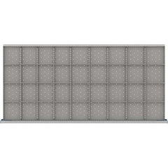 LISTA - 36-Compartment Drawer Divider Layout for 3.15" High Drawers - Exact Tooling