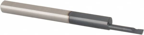 Scientific Cutting Tools - 0.06" Min Bore Diam, 0.3" Max Bore Depth, 1/8 Shank Diam, Boring Bar - Exact Tooling
