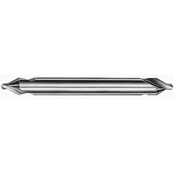 Magafor - #4 Plain Cut 60° Incl Angle High Speed Steel Combo Drill & Countersink - Exact Tooling