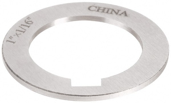 Kennametal - 1" ID x 1-1/2" OD, Machine Tool Arbor Spacer - 1/16" Thick - Exact Tooling
