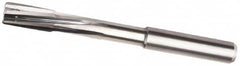 Kennametal - 9mm Carbide-Tipped 6 Flute Chucking Reamer - Helical Flute, 10mm Straight Shank, 20mm Flute Length, 103mm OAL - Exact Tooling