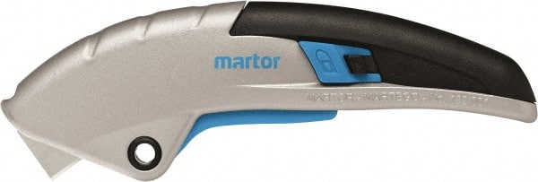 Martor USA - Retractable Utility Knife - Black & Blue Handle - Exact Tooling