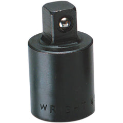 Wright Tool & Forge - Socket Adapters & Universal Joints; Type: Impact Drive Adaptor ; Male Size: 3/8 ; Female Size: 1/2 ; Overall Length (Inch): 1-1/2 - Exact Tooling