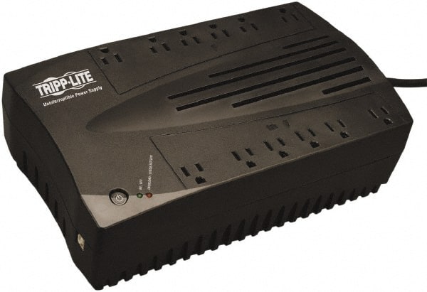 Tripp-Lite - 15 Amp, 900 VA, Tower Mount Line Interactive Backup Uninterruptible Power Supply - Backup 2.3 min with Full Load & 8.3 min with Half Load, 120 VAC Input & Output, 480 Watt Output, 1 Phases, 8 Outlets - Exact Tooling