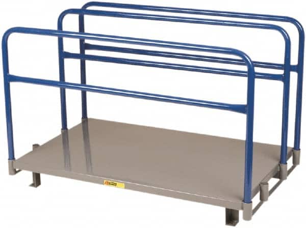 Little Giant - Gray Adjustable Sheet & Panel Rack - 63" Wide x 30" High x 32-1/2" Deep, Steel - Exact Tooling