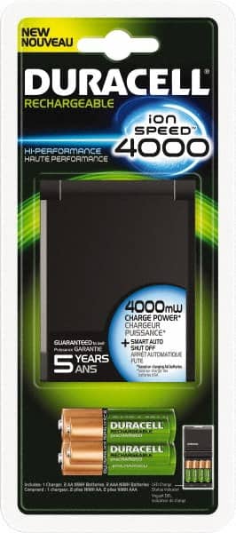 Duracell - 1.2 Volt Hi-Performance Charger - NiMH Compatible - Exact Tooling
