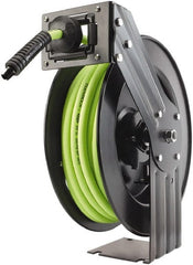 Legacy - 50' Spring Retractable Hose Reel - 300 psi, Hose Included - Exact Tooling