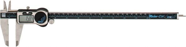 TESA Brown & Sharpe - 0 to 300mm Range, 0.01mm Resolution, IP67 Electronic Caliper - Stainless Steel with 65mm Stainless Steel Jaws, 0.03mm Accuracy - Exact Tooling