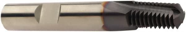 Sandvik Coromant - 1/2-14 NPTF, 0.626" Cutting Diam, 4 Flute, Solid Carbide Helical Flute Thread Mill - Internal Thread, 20.46mm LOC, 3.2284" OAL, 16mm Shank Diam - Exact Tooling