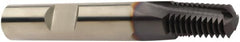 Sandvik Coromant - 1/2-14 NPTF, 0.626" Cutting Diam, 4 Flute, Solid Carbide Helical Flute Thread Mill - Internal Thread, 20.46mm LOC, 3.2284" OAL, 16mm Shank Diam - Exact Tooling