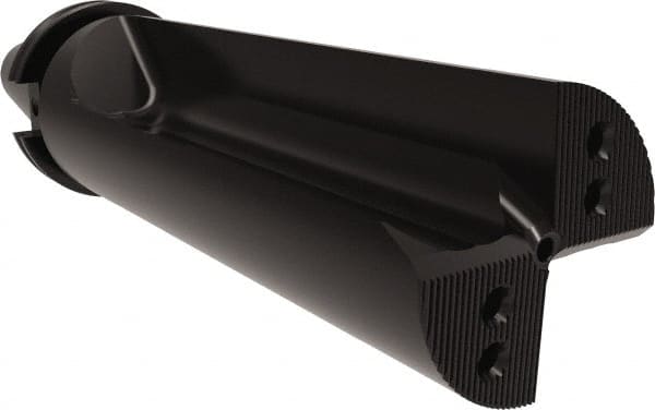 Allied Machine and Engineering - 9-1/2" Max Drill Depth, 2.5xD, 3.6" Diam, Indexable Insert Drill - 4 Inserts, CAT50 Taper Shank - Exact Tooling