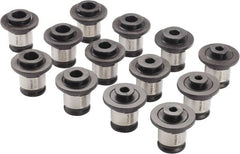 Parlec - 5/16 to 7/8 Inch Tap, Tapping Adapter Set - 1.22 Inch Ouside Shank Diameter, 5/16, 3/8, 7/16, 1/2, 9/16, 5/8, 11/16, 3/4, 13/16, 7/8 Inch Tap, 2 Adapter, Quick Change - Exact Tooling
