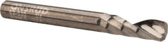 Onsrud - 1/4" Cutting Diam x 3/4" Length of Cut, 1 Flute, Upcut Spiral Router Bit - Uncoated, Right Hand Cut, Solid Carbide, 2-1/2" OAL x 1/4" Shank Diam, Single Edge - Exact Tooling