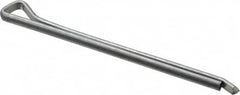 Made in USA - 3/16" Diam x 3" Long Hammerlock Cotter Pin - Grade 2, Zinc-Plated, Steel - Exact Tooling