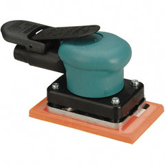 Dynabrade - 10,000 OPM, 13 CFM Air Consumption, Palm Air Orbital Sander - Rectangular Pad, 1/4 NPT Inlet - Exact Tooling