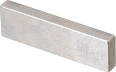 Mitutoyo - 0.131" Rectangular Steel Gage Block - Accuracy Grade 0, Includes Certificate of Inspection - Exact Tooling
