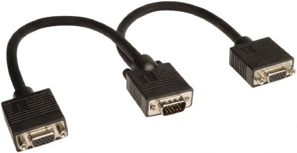 Tripp-Lite - 1' Long, HD15/HD15 Computer Cable - Black, Male, Female x Female - Exact Tooling