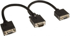 Tripp-Lite - 1' Long, HD15/HD15 Computer Cable - Black, Male, Female x Female - Exact Tooling