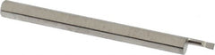 Accupro - 0.05" Min Bore Diam, 0.15" Max Bore Depth, 1/8 Shank Diam, Boring Bar - Left Hand Cut, Solid Carbide, Bright Finish - Exact Tooling