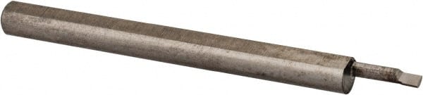 Accupro - 0.06" Min Bore Diam, 0.2" Max Bore Depth, 1/8 Shank Diam, Boring Bar - Left Hand Cut, Solid Carbide, Bright Finish - Exact Tooling
