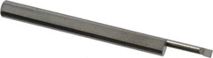 Accupro - 0.06" Min Bore Diam, 0.3" Max Bore Depth, 1/8 Shank Diam, Boring Bar - Left Hand Cut, Solid Carbide, Bright Finish - Exact Tooling