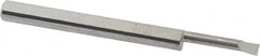 Accupro - 0.08" Min Bore Diam, 0.4" Max Bore Depth, 1/8 Shank Diam, Boring Bar - Left Hand Cut, Solid Carbide, Bright Finish - Exact Tooling