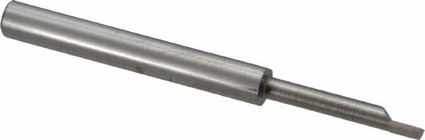 Accupro - 0.12" Min Bore Diam, 0.7" Max Bore Depth, 3/16 Shank Diam, Boring Bar - Left Hand Cut, Solid Carbide, Bright Finish - Exact Tooling
