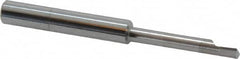 Accupro - 0.18" Min Bore Diam, 1.1" Max Bore Depth, 1/4 Shank Diam, Boring Bar - Left Hand Cut, Solid Carbide, Bright Finish - Exact Tooling