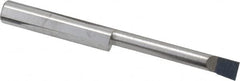 Accupro - 0.2" Min Bore Diam, 1.3" Max Bore Depth, 1/4 Shank Diam, Boring Bar - Left Hand Cut, Solid Carbide, Bright Finish - Exact Tooling
