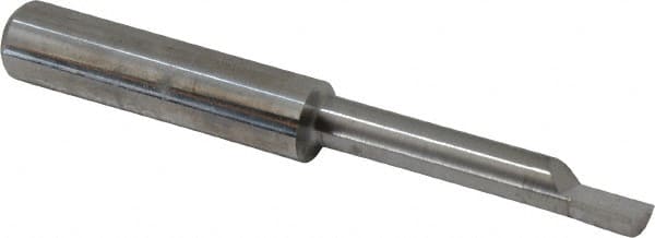 Accupro - 0.23" Min Bore Diam, 1-1/4" Max Bore Depth, 5/16 Shank Diam, Boring Bar - Left Hand Cut, Solid Carbide, Bright Finish - Exact Tooling