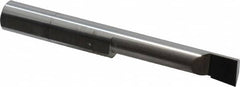 Accupro - 0.29" Min Bore Diam, 1-1/4" Max Bore Depth, 5/16 Shank Diam, Boring Bar - Left Hand Cut, Solid Carbide, Bright Finish - Exact Tooling