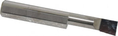 Accupro - 0.32" Min Bore Diam, 1" Max Bore Depth, 3/8 Shank Diam, Boring Bar - Left Hand Cut, Solid Carbide, Bright Finish - Exact Tooling