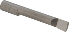 Accupro - 0.36" Min Bore Diam, 1.8" Max Bore Depth, 3/8 Shank Diam, Boring Bar - Left Hand Cut, Solid Carbide, Bright Finish - Exact Tooling