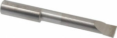 Accupro - 0.49" Min Bore Diam, 2-1/2" Max Bore Depth, 1/2 Shank Diam, Boring Bar - Left Hand Cut, Solid Carbide, Bright Finish - Exact Tooling