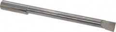 Accupro - 0.49" Min Bore Diam, 4-1/2" Max Bore Depth, 1/2 Shank Diam, Boring Bar - Left Hand Cut, Solid Carbide, Bright Finish - Exact Tooling