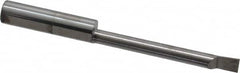 Accupro - 0.18" Min Bore Diam, 1-1/2" Max Bore Depth, 1/4 Shank Diam, Boring Bar - Right Hand Cut, Solid Carbide, Bright Finish - Exact Tooling