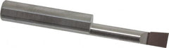Accupro - 0.23" Min Bore Diam, 1.1" Max Bore Depth, 5/16 Shank Diam, Boring Bar - Right Hand Cut, Solid Carbide, Bright Finish - Exact Tooling