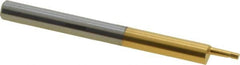 Accupro - 0.05" Min Bore Diam, 0.15" Max Bore Depth, 1/8 Shank Diam, Boring Bar - Right Hand Cut, Solid Carbide, TiN Finish - Exact Tooling